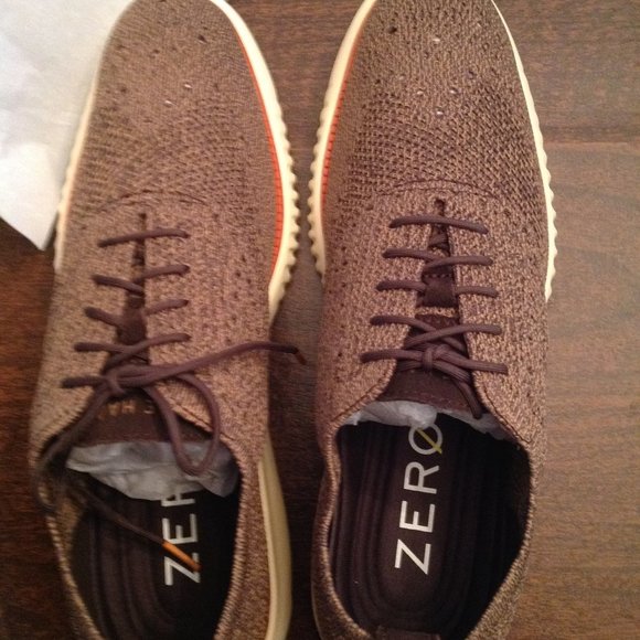Cole Haan Men's 2.Zerogrand Brown Stitchlite Oxford Shoes - 11.5M - New in Box - Picture 8 of 12